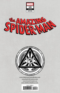 AMAZING SPIDER-MAN #19 UNKNOWN COMICS DAVID NAKAYAMA EXCLUSIVE VIRGIN COLOR BLEED VAR (02/08/2023)