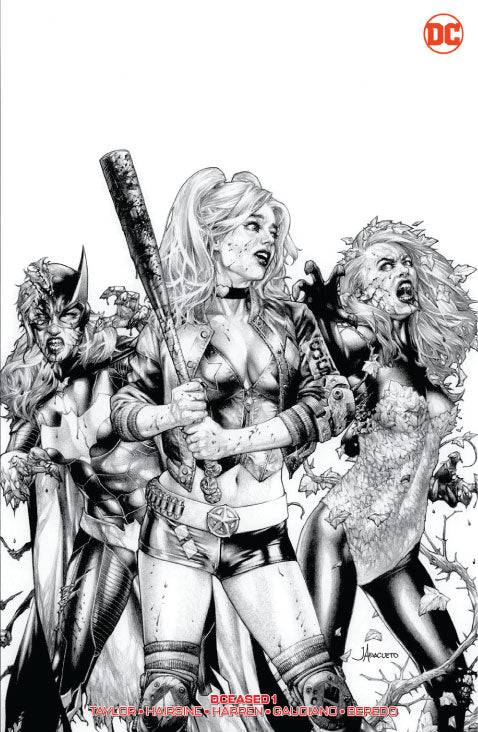 DCEASED #1 (OF 6) UNKNOWN COMIC BOOKS ANACLETO EXCLUSIVE B&W REMARK EDITION 5/1/2019