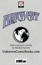Load image into Gallery viewer, BLACK CAT #2 UNKNOWN COMICS MIKE CHOI EXCLUSIVE VIRGIN (07/10/2019)