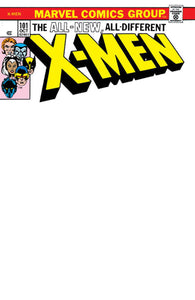 X-MEN #101 FACSIMILE EDITION UNKNOWN COMICS EXCLUSIVE BLANK VAR (07/12/2023)
