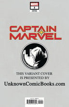 Load image into Gallery viewer, CAPTAIN MARVEL #1 UNKNOWN COMIC BOOKS EXCLUSIVE CAPTAIN MARVEL 1/9/2019