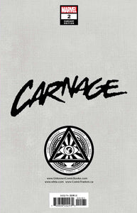 CARNAGE 2 UNKNOWN COMICS MARCO TURINI EXCLUSIVE VAR (04/20/2022) (04/27/2022)