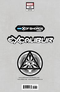 EXCALIBUR #14 UNKNOWN COMICS LUCAS WERNECK EXCLUSIVE VAR XOS (11/11/2020)