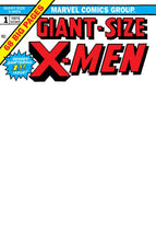 Load image into Gallery viewer, GIANT-SIZE X-MEN #1 FACSIMILE EDITION [NEW PRINTING] UNKNOWN COMICS EXCLUSIVE BLANK VAR (08/16/2023) (08/30/2023)