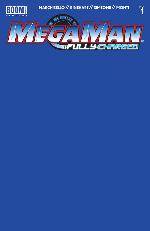 MEGA MAN #1 FULLY CHARGE BLANK EXCLUSIVE