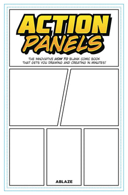 ACTION PANELS INNOVATIVE HOW TO BLANK COMIC BOOK JOURNAL (C: