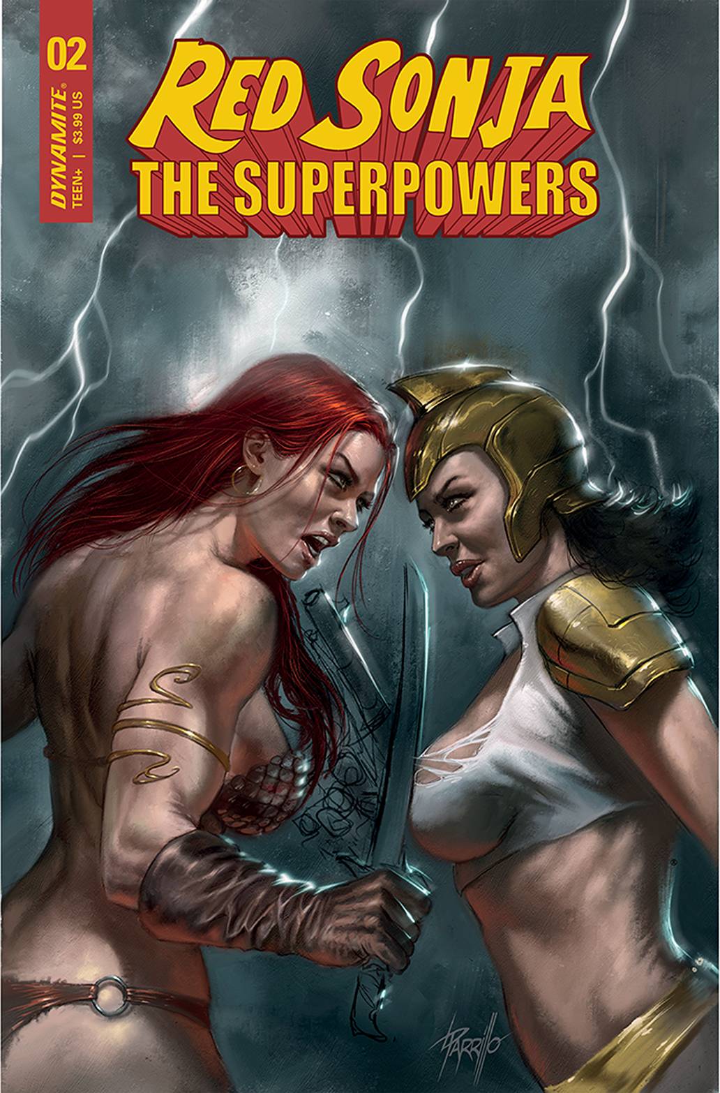 RED SONJA THE SUPERPOWERS #2 CVR A PARRILLO (REL 02/10/2021)
