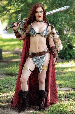 RED SONJA THE SUPERPOWERS #3 25 COPY COSPLAY VIRGIN INCV (PRE-ORDER)