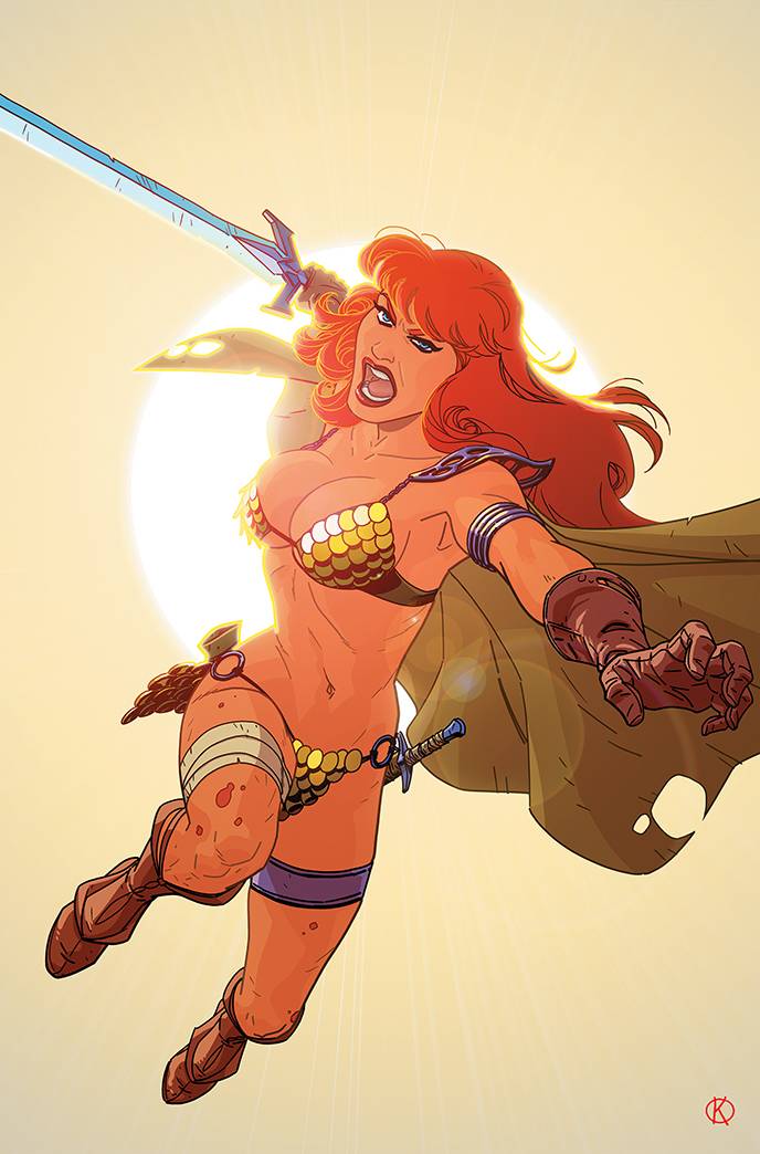 RED SONJA THE SUPERPOWERS #4 25 COPY KANO VIRGIN INCV