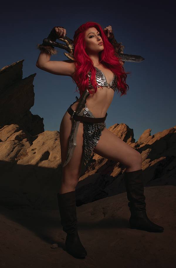 RED SONJA THE SUPERPOWERS #4 35 COPY COSPLAY VIRGIN INCV