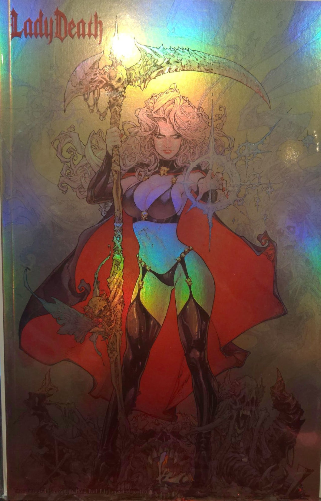 LADY DEATH TREACHEROUS INFAMY #1: HOLO FOIL